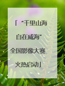 “千里山海 自在威海”全国影像大赛火热启动