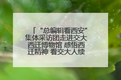 “总编辑看西安”集体采访团走进交大西迁博物馆 感悟西迁精神 看交大人续写爱国奋斗新篇章