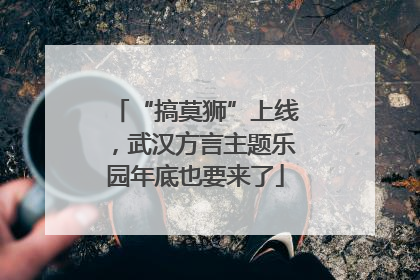 “搞莫狮”上线，武汉方言主题乐园年底也要来了