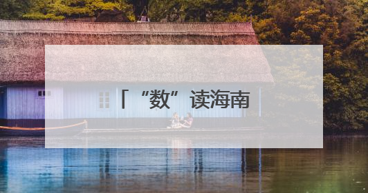 “数”读海南生态含绿量
