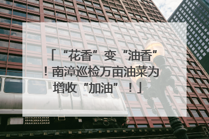 “花香”变“油香”！南漳巡检万亩油菜为增收“加油”！