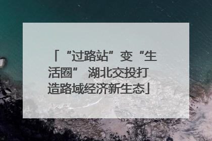 “过路站”变“生活圈” 湖北交投打造路域经济新生态