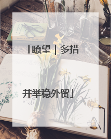 瞭望｜多措并举稳外贸