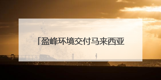 盈峰环境交付马来西亚首批纯电动垃圾压缩车