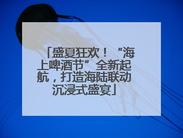 盛夏狂欢！“海上啤酒节”全新起航，打造海陆联动沉浸式盛宴