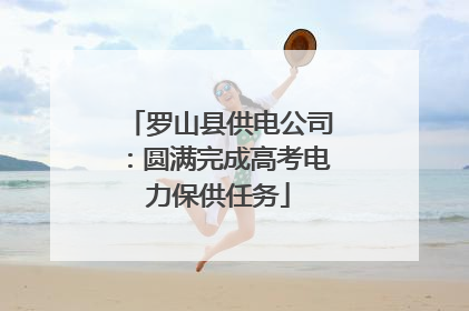 罗山县供电公司：圆满完成高考电力保供任务
