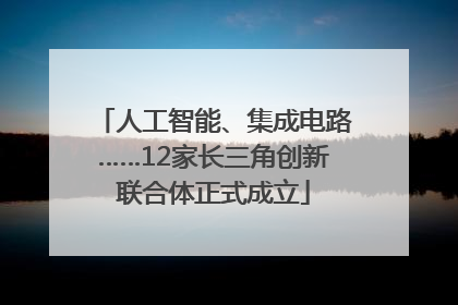 人工智能、集成电路……12家长三角创新联合体正式成立