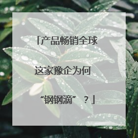 产品畅销全球 这家豫企为何“钢钢滴”？