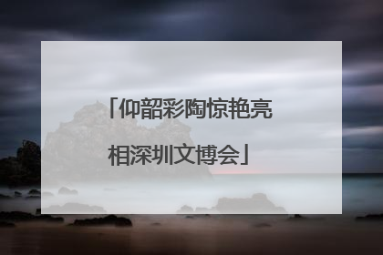 仰韶彩陶惊艳亮相深圳文博会
