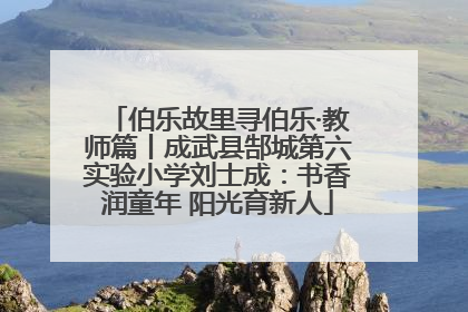 伯乐故里寻伯乐·教师篇丨成武县郜城第六实验小学刘士成：书香润童年 阳光育新人