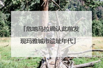 危地马拉确认此前发现玛雅城市遗址年代