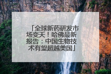 全球新药研发市场变天！哈佛最新报告：中国生物技术有望超越美国