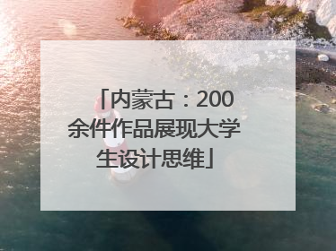 内蒙古：200余件作品展现大学生设计思维