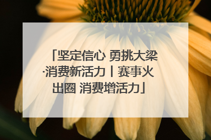 坚定信心 勇挑大梁·消费新活力丨赛事火出圈 消费增活力