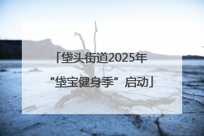 垡头街道2025年“垡宝健身季”启动