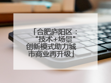 合肥庐阳区：“技术+场景”创新模式助力城市商业再升级