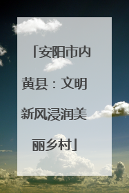 安阳市内黄县：文明新风浸润美丽乡村