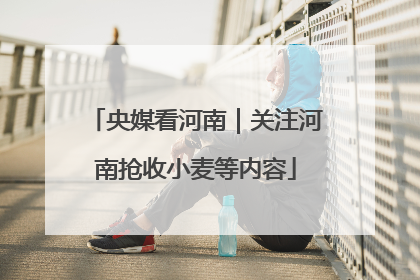 央媒看河南｜关注河南抢收小麦等内容