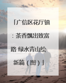 广信区花厅镇：茶香飘出致富路 绿水青山绘新篇（图）