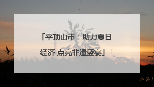 平顶山市：助力夏日经济 点亮非遗盛宴