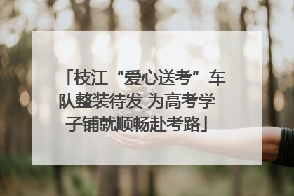 枝江“爱心送考”车队整装待发 为高考学子铺就顺畅赴考路