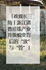 政观长三角丨浙江诸暨珍珠产业升级蜕变背后的“放”与“管”