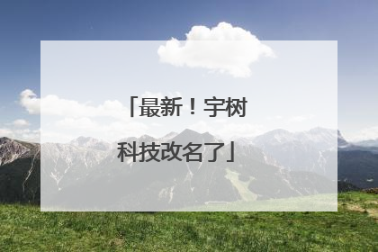 最新！宇树科技改名了