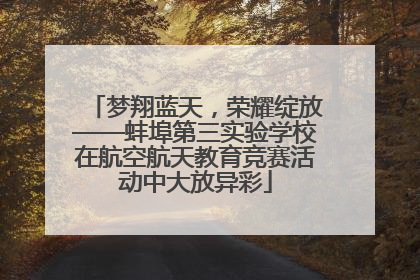 梦翔蓝天，荣耀绽放——蚌埠第三实验学校在航空航天教育竞赛活动中大放异彩
