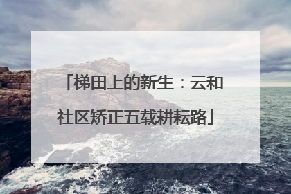 梯田上的新生：云和社区矫正五载耕耘路