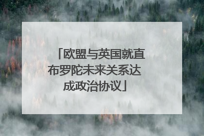 欧盟与英国就直布罗陀未来关系达成政治协议