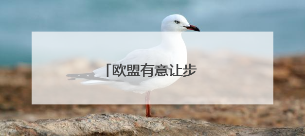 欧盟有意让步 特朗普仍不满意