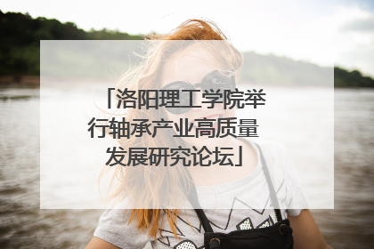 洛阳理工学院举行轴承产业高质量发展研究论坛