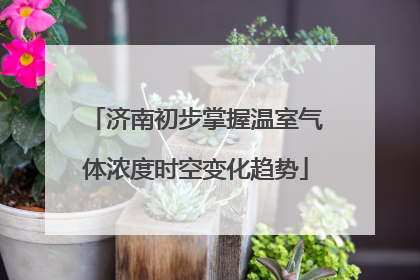 济南初步掌握温室气体浓度时空变化趋势