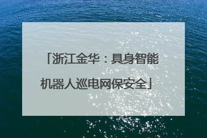 浙江金华：具身智能机器人巡电网保安全