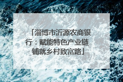 淄博市沂源农商银行：赋能特色产业链 铺就乡村致富路