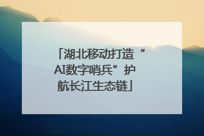 湖北移动打造“AI数字哨兵”护航长江生态链