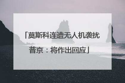 莫斯科连遭无人机袭扰 普京：将作出回应
