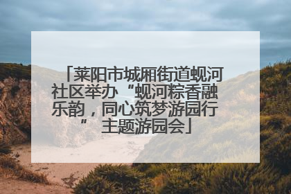 莱阳市城厢街道蚬河社区举办“蚬河粽香融乐韵，同心筑梦游园行” 主题游园会