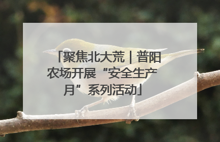 聚焦北大荒｜普阳农场开展“安全生产月”系列活动