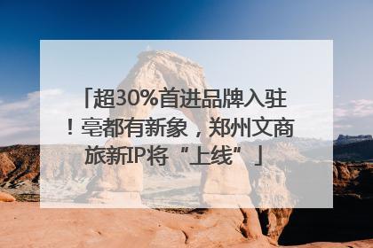 超30%首进品牌入驻！亳都有新象，郑州文商旅新IP将“上线”