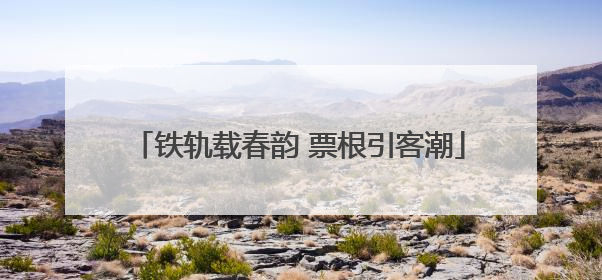 铁轨载春韵 票根引客潮