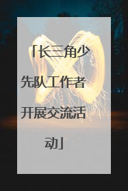 长三角少先队工作者开展交流活动