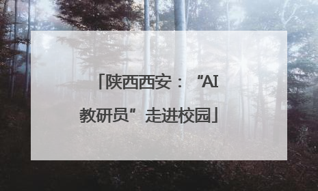 陕西西安：“AI教研员”走进校园