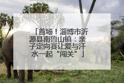 首场！淄博市沂源县南鲁山镇：亲子定向赛让爱与汗水一起“闯关”