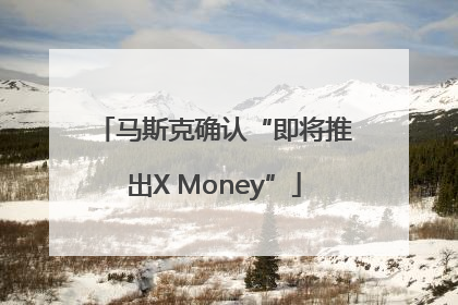 马斯克确认“即将推出X Money”