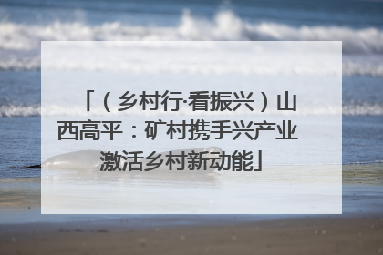 （乡村行·看振兴）山西高平：矿村携手兴产业 激活乡村新动能