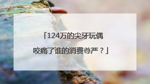124万的尖牙玩偶 咬痛了谁的消费尊严？