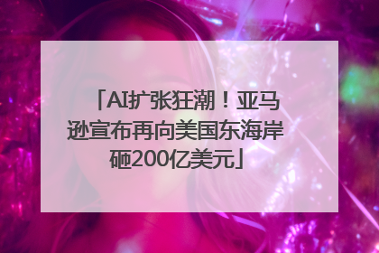 AI扩张狂潮！亚马逊宣布再向美国东海岸砸200亿美元