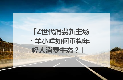 Z世代消费新主场：羊小咩如何重构年轻人消费生态？
